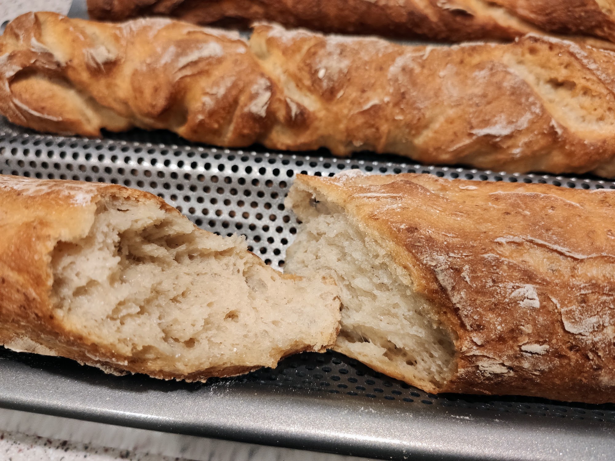 Simple, small delights: bread.