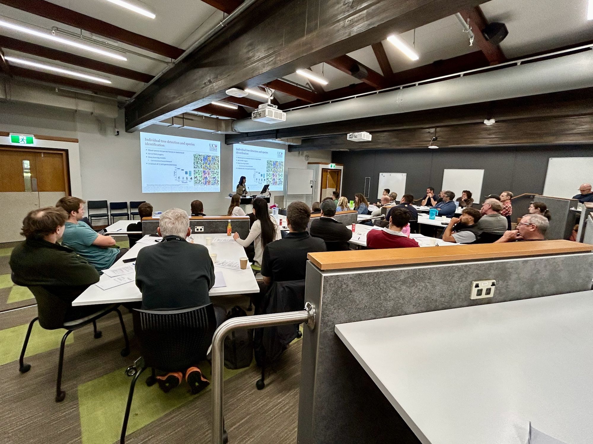 Classroom view from the back.