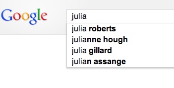 Unhelpful search suggestions.