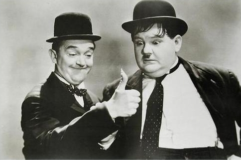 Laurel and Hardy.