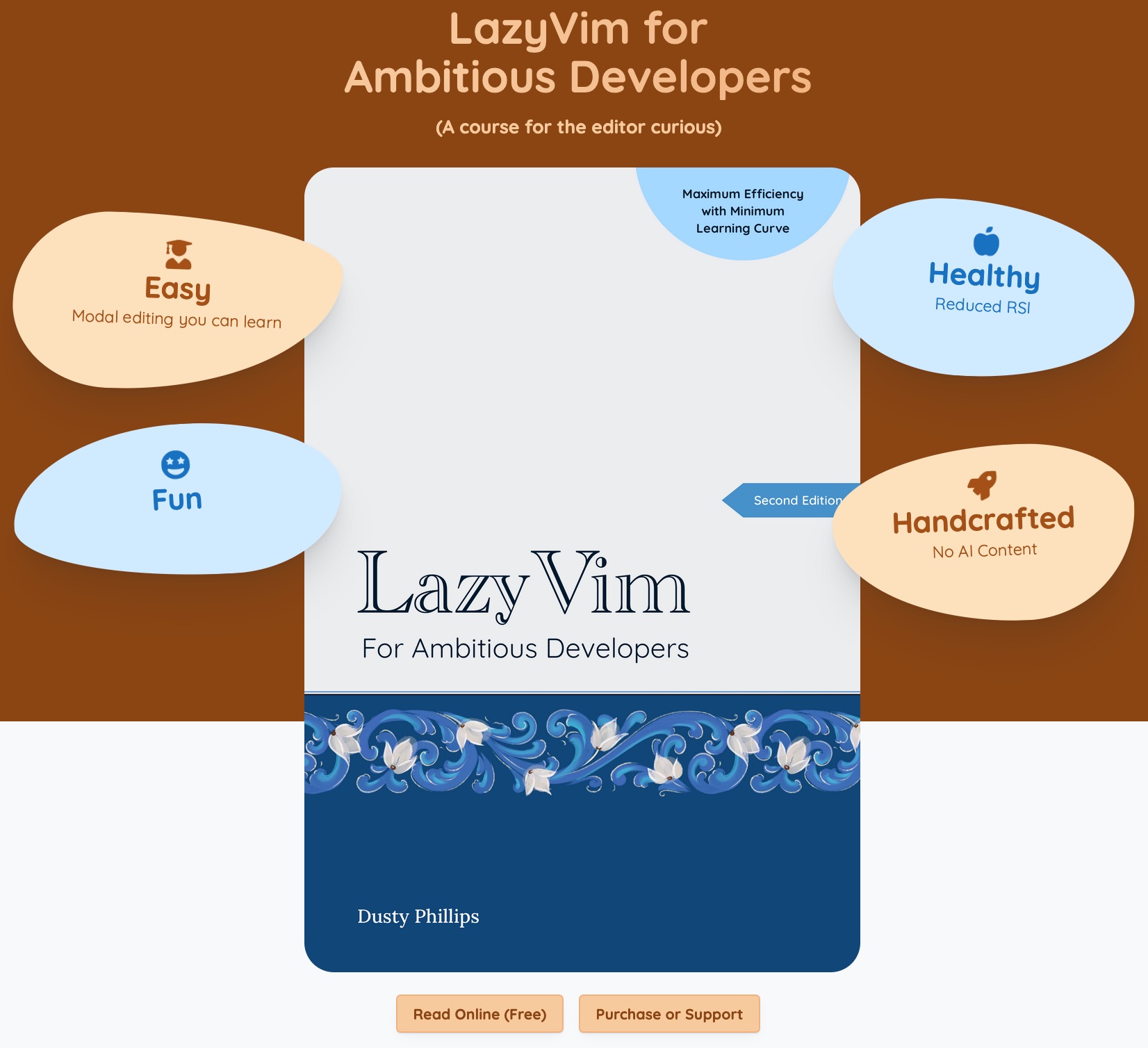 Cover of the LazyVim book
