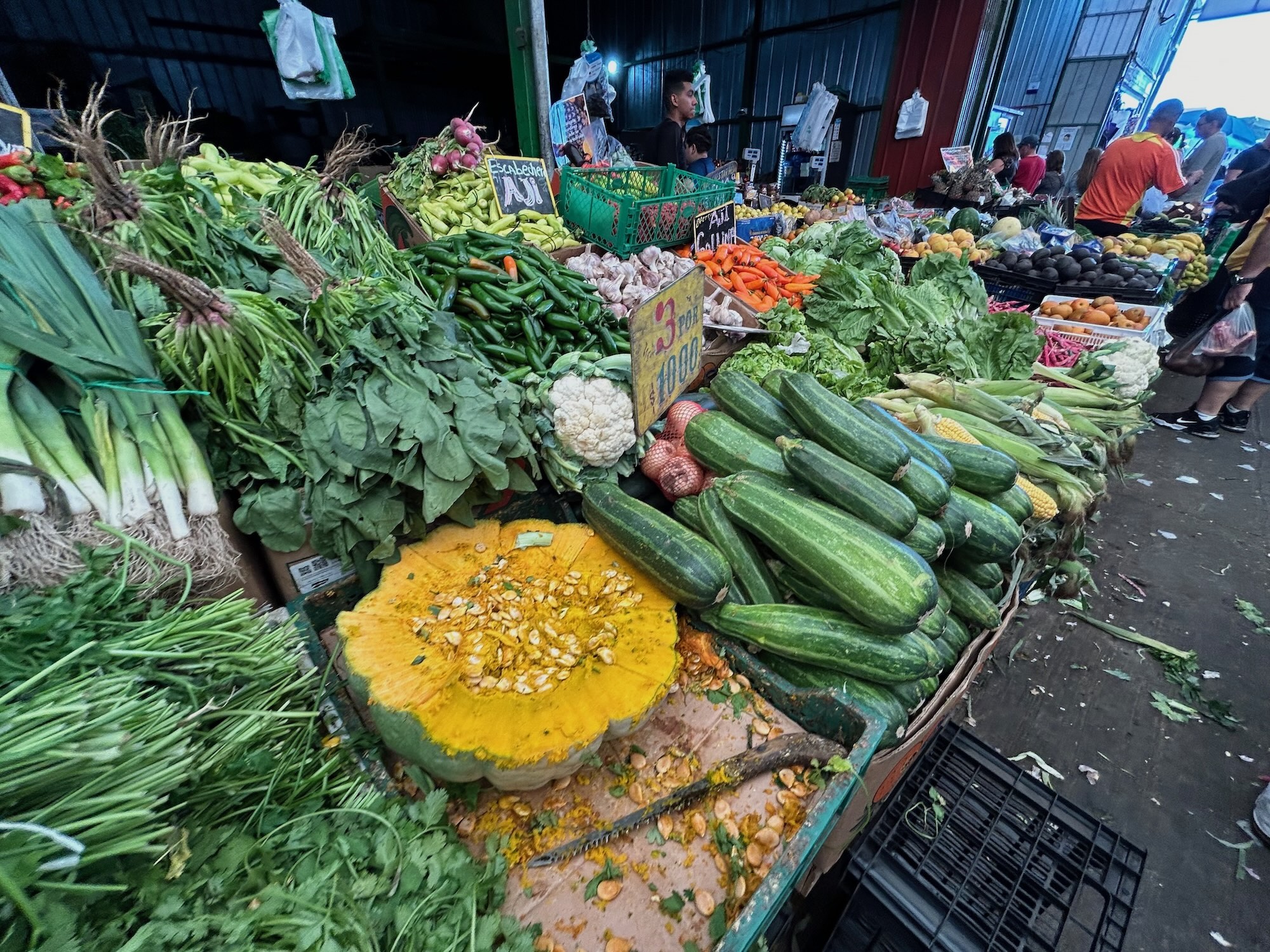 Fresh fruit and vegetable stand, Concepción.