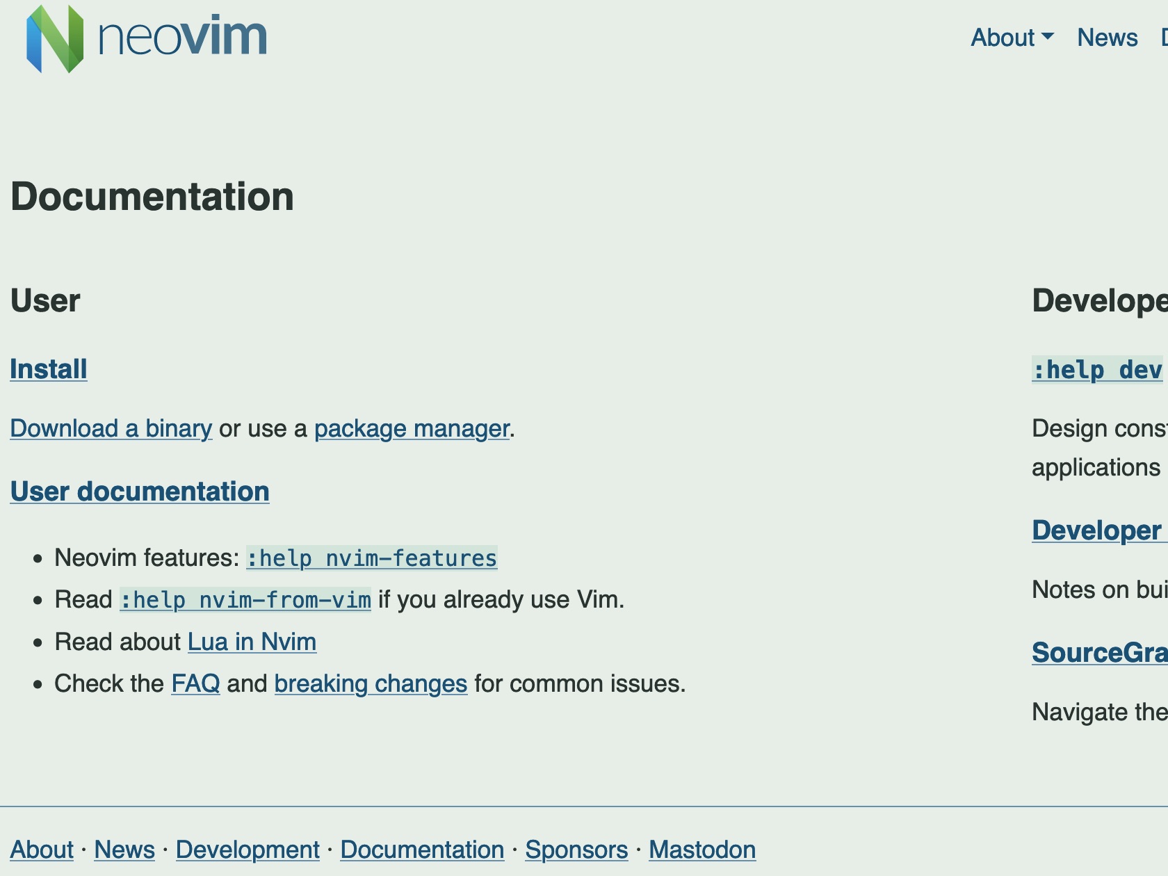 Neovim, one of the alternatives