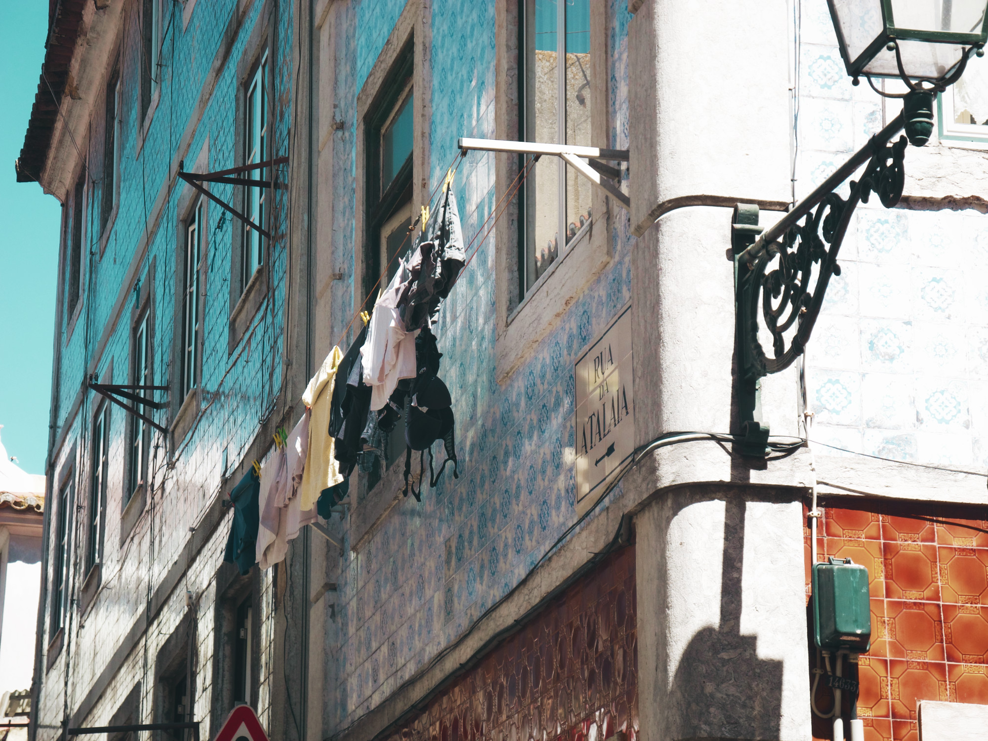 Street in old neighbourhood, Lisbon.