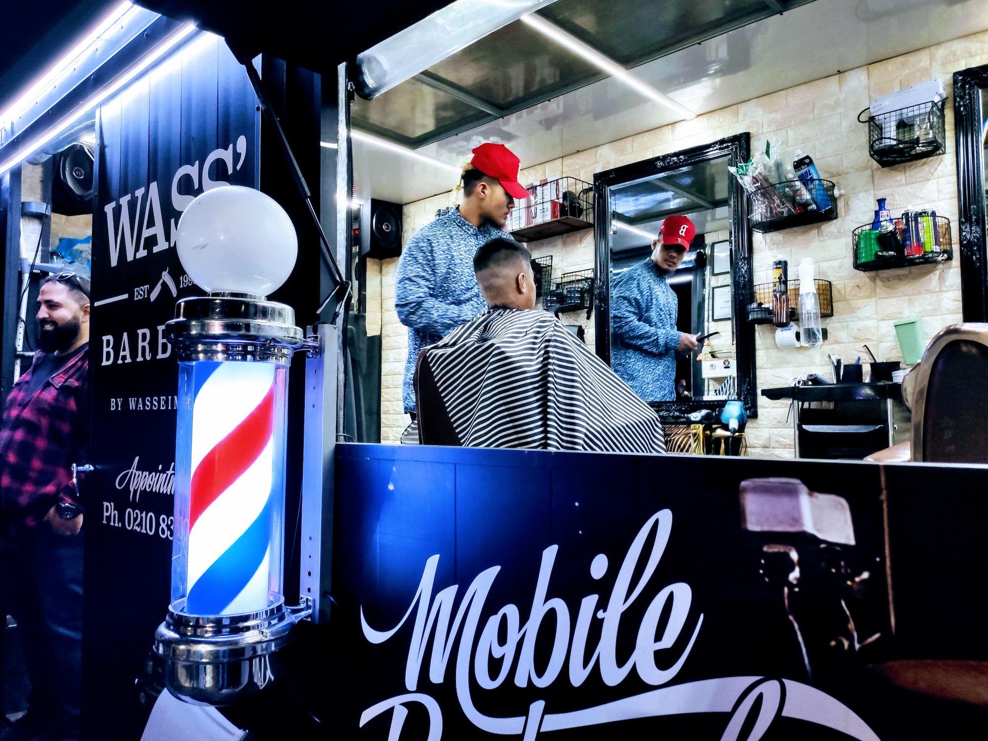 Barber shop truck