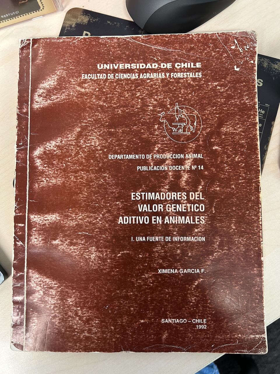 Fading cover of the book